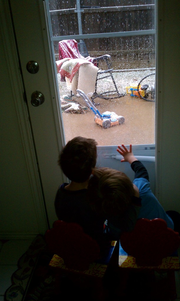 A boy and his brother